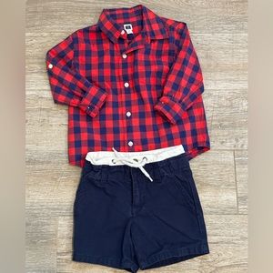 Janie and Jack Button Down Shirt 2T